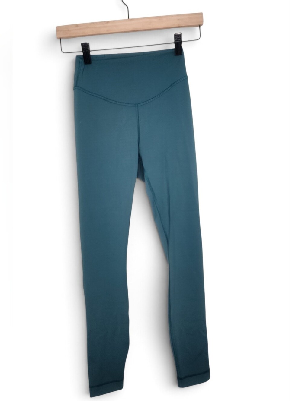 Lululemon Wunder Under SmoothCover High-Rise Tight 25" In Storm Teal Size 4